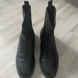 Massimo Dutti Leather Ankle Boots